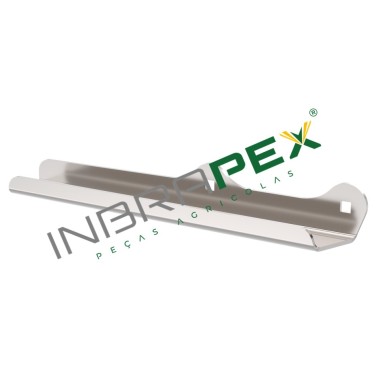 24504604I -PALHETA MAIOR ESQUERDA INOX 390MM - SIMILAR
