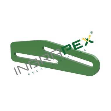 H228438  - PLACA DIANTERIA ESQUERDA LH DO BATENTE DA ESTRUTURA - SIMILAR