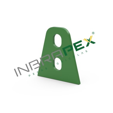 KK52595  - PLACA TRASEIRA DA MOLA DO RASPADOR - SIMILAR