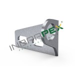 0208.00566  - SUPORTE ESQUERDO DA PALANCA DESTRONCADORA - SIMILAR